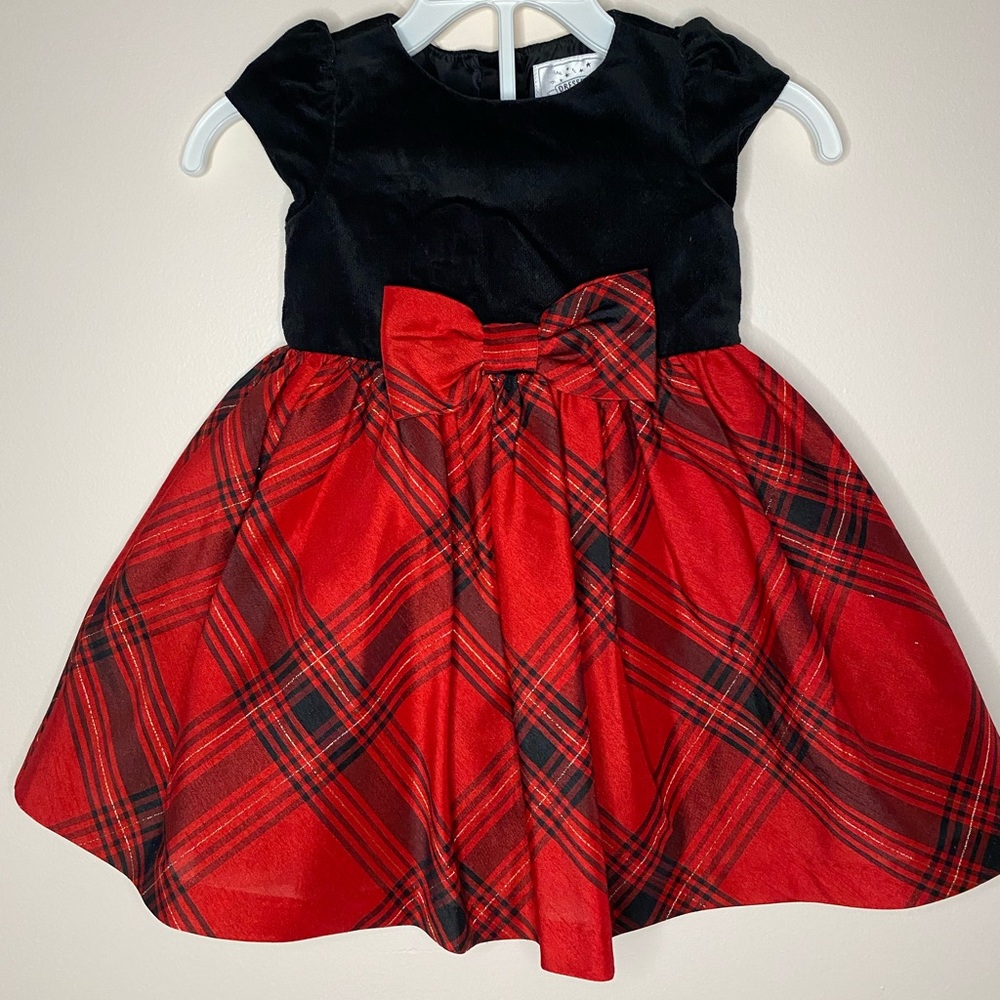 Like-new Dressed Up by Gymboree Christmas Holiday Dress in size 6-12 months
